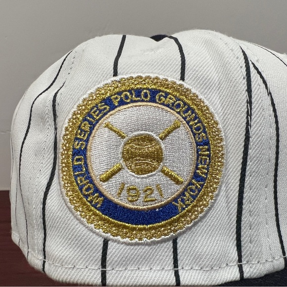 New Era, 59Fifty Fitted Hat, New York Giants, White & Blue - Picture 2 of 11